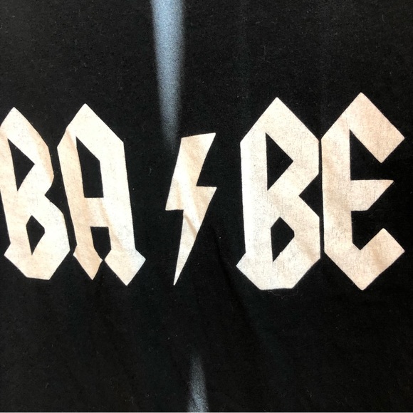 Electric Babe Black Graphic Tee - Picture 6 of 6